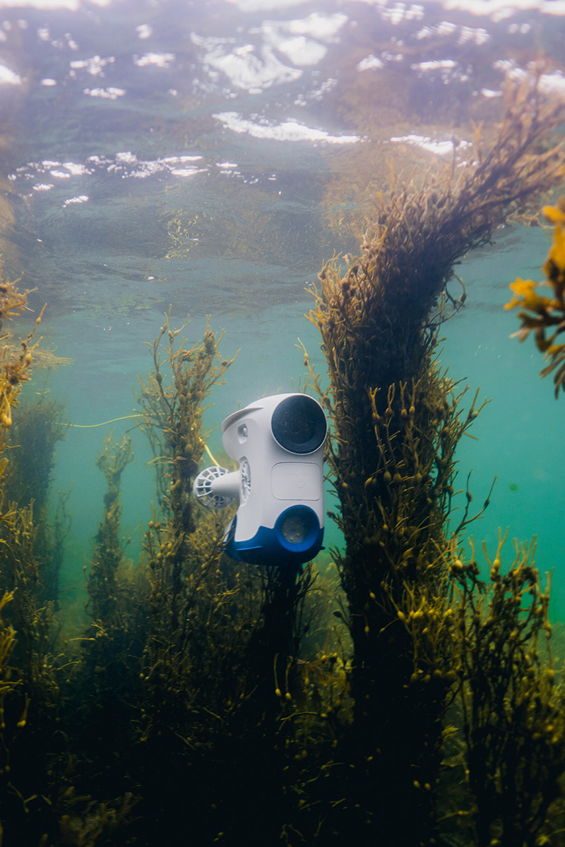 Luxury gadgets for super yacht owners – Blueye Pioneer underwater camera drone exploring the sea