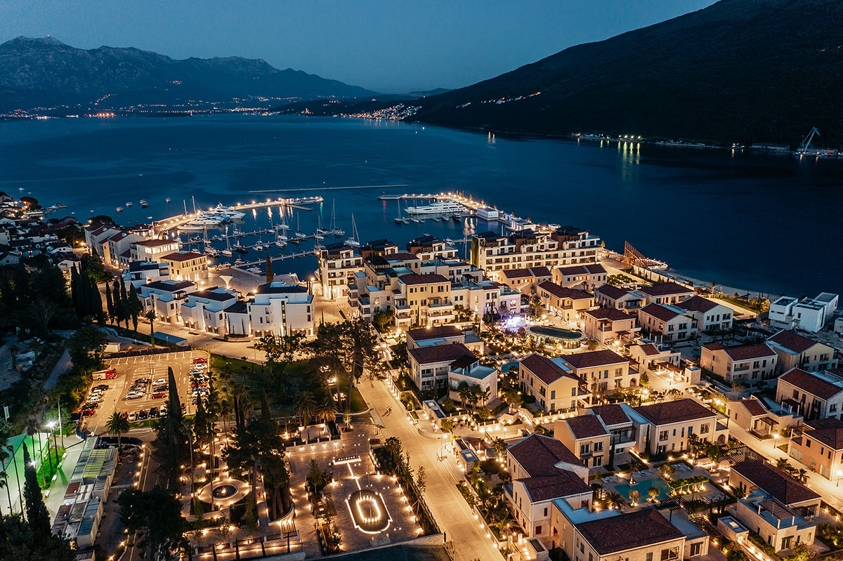 Superyacht Marina - Portonovi has a capacity to accommodate yachts and superyachts of up to 120m and is a sheltered location inside the tranquil Boka Bay