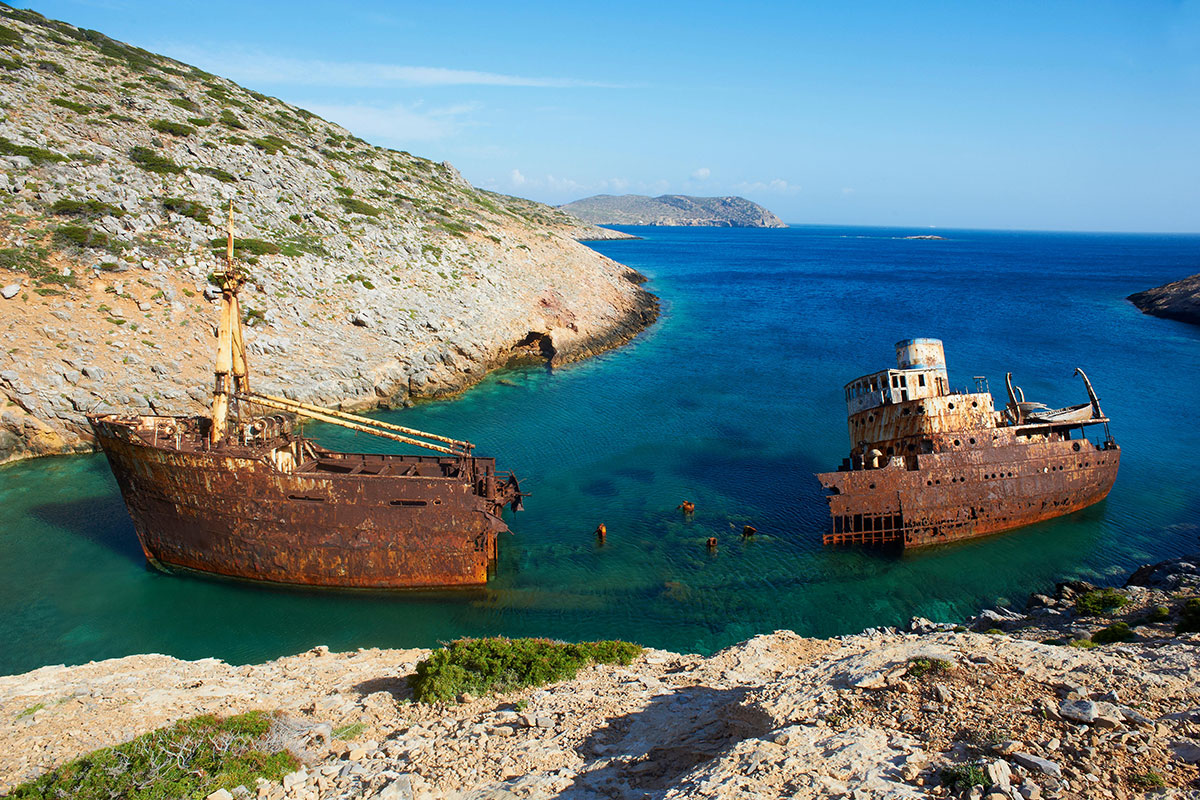 Island Films - The Olympia, the wreck off the coast of Amorgos
