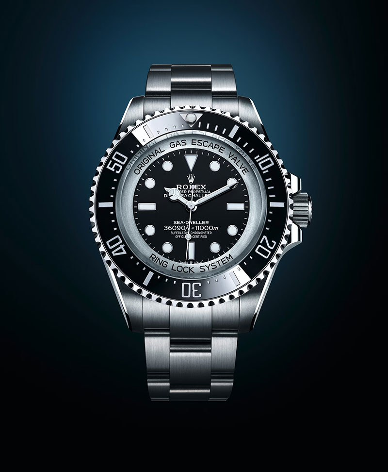 The Best Luxury Dive Watches for 2023 - Rolex Sea-Dweller The Oyster Perpetual Deepsea Challenge in RLX Titanium