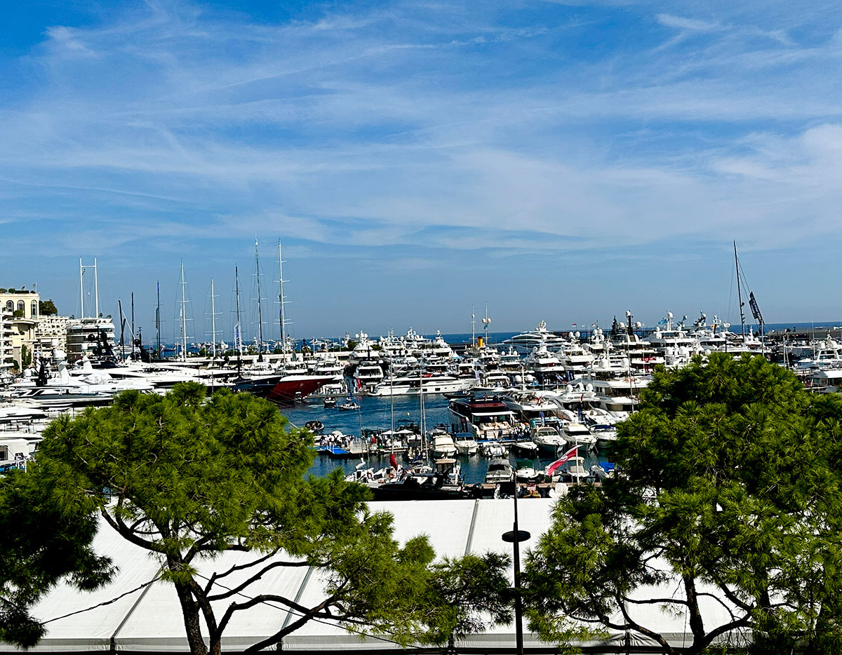 PrivatSea at the Monaco Yacht Show 2023 – view from the office